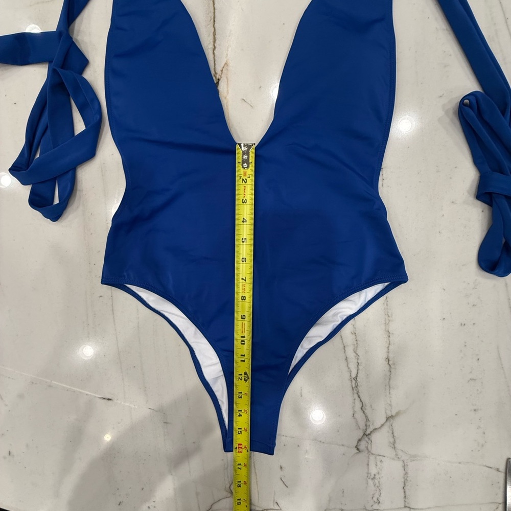 Amiani blue swimsuit NWOT - Picture 5 of 9